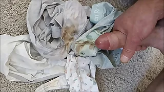 Big Load On Daughter-In-Law's Very Dirty Panties
